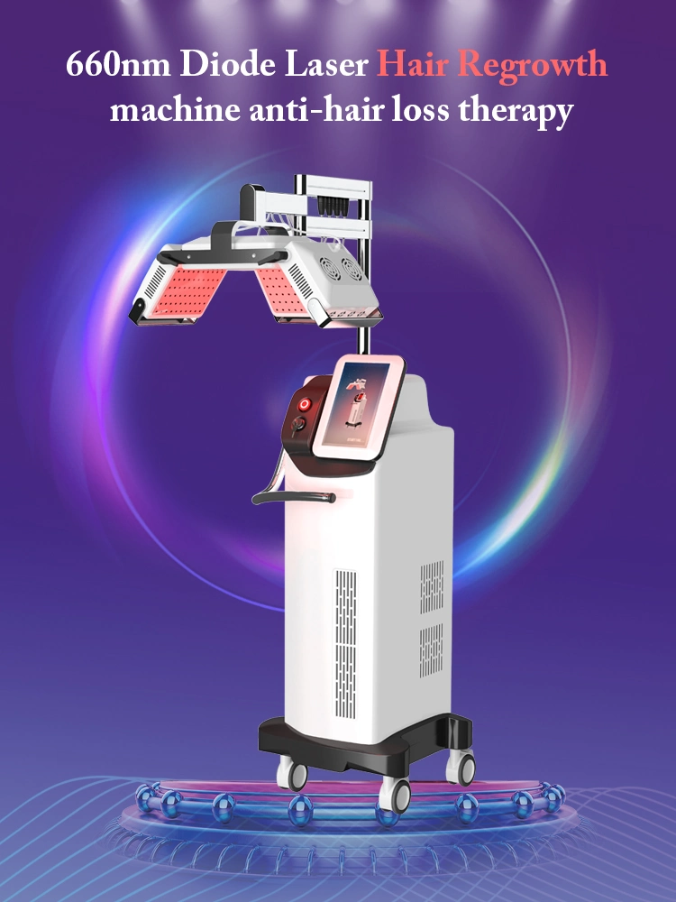 660nm Diode Laser Anti-Hair Loss Treatment Hair Regrowth Beauty Equipment