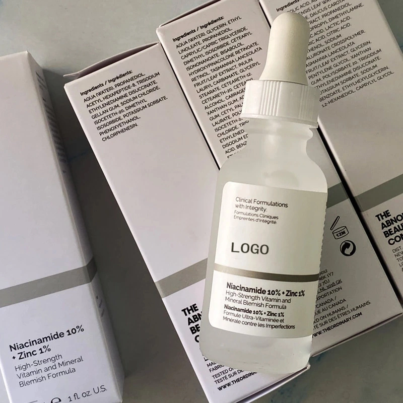 in Stock Niacinamide 10%+Zinc 1% High Mineral Serum Liquid Flayer of Whitening Moisturizing Shrinking Pores