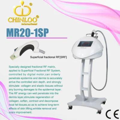 Microneedle Srf+PDT et radiofréquence fractionnelle superficielle serrer la machine de beauté de la peau (MR20-1SP)