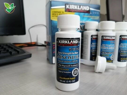 6 Mois Kirkland Minoxidil 5% Extra Strength Perte de Cheveux Repousse Traitement Hommes, 12 FL Oz (Lot de 6)